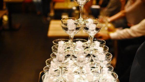 シャンパンタワー